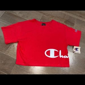 Red Champion Crop-Top